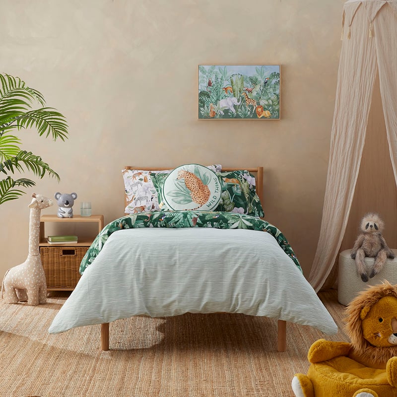 Where The Wild Ones Play Fern Quilt Cover Set