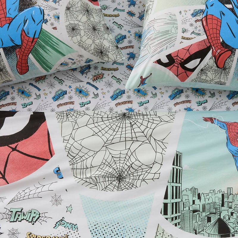 Marvel The Adventures of Spider-Man Multi Quilt Cover Set
