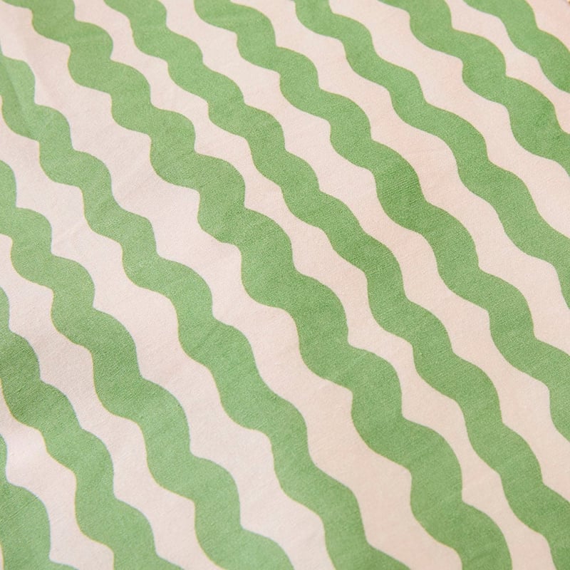 Jungle Trucks Mint Quilt Cover Set