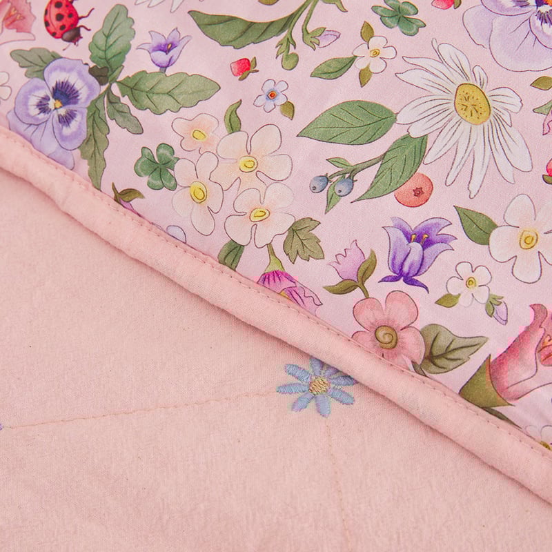 Fleur Harris Fairyland Dreamy Pink Coverlet