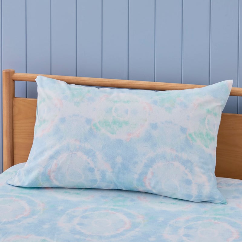 Remy Ocean Tie Dye Flannelette Sheet Set