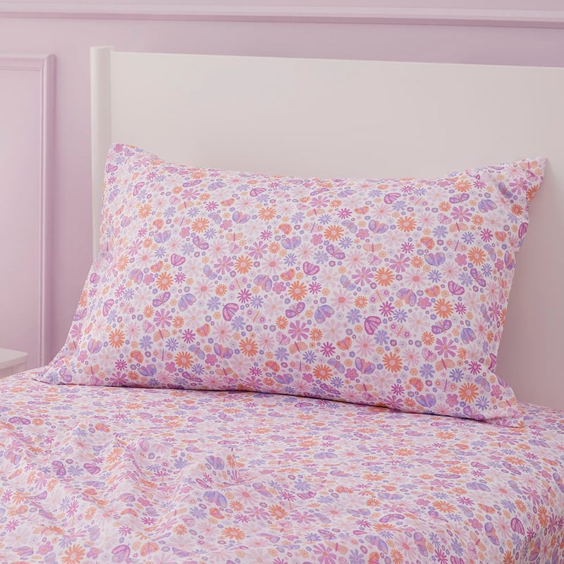 Marni Floral White Sheet Set