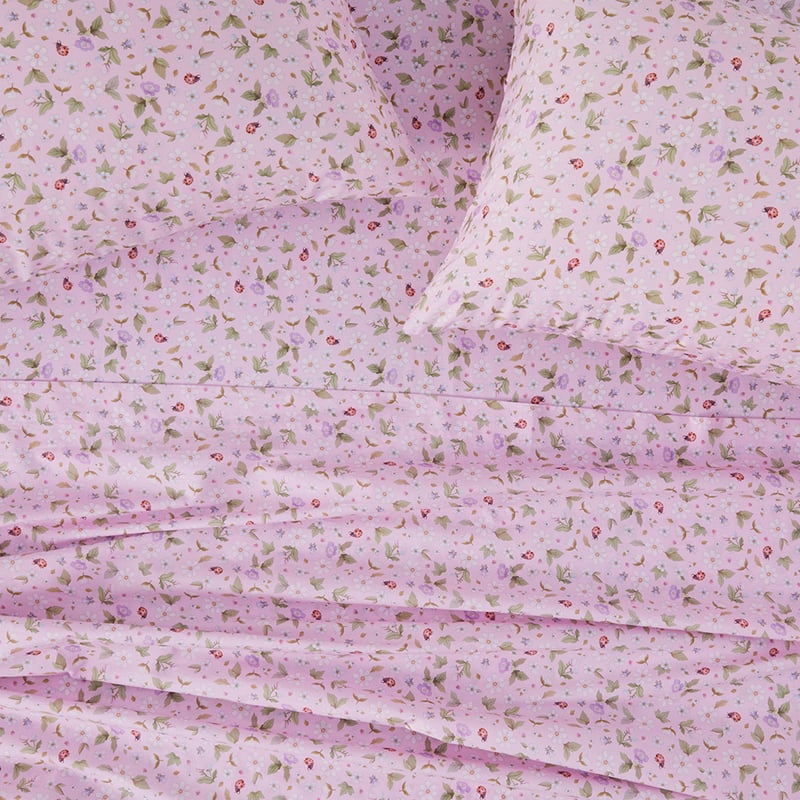 Fleur Harris Springtime Floral Pink Sheet Set