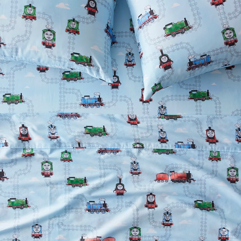 Mattel Thomas The Tank Engine Baby Blue Sheet Set