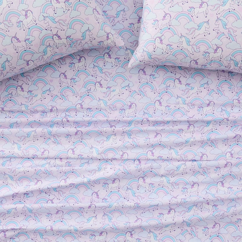 Fantasy Unicorn Soft Pink Sheet Set