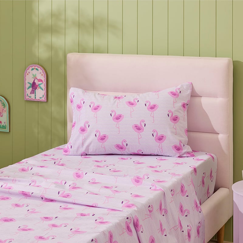 Flamingo Pink Sheet Set