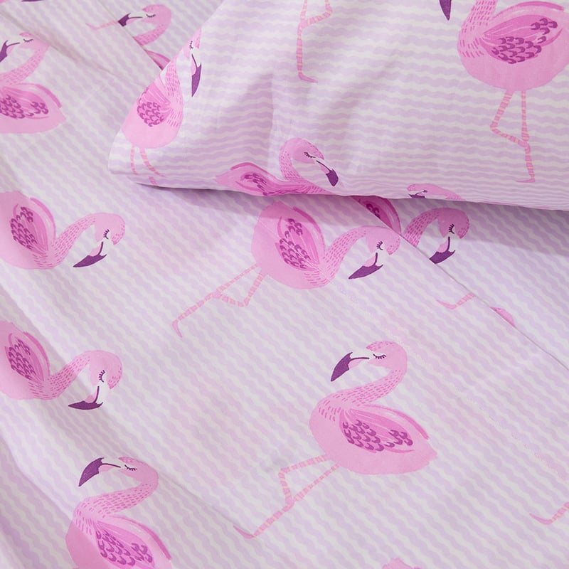 Flamingo Pink Sheet Set