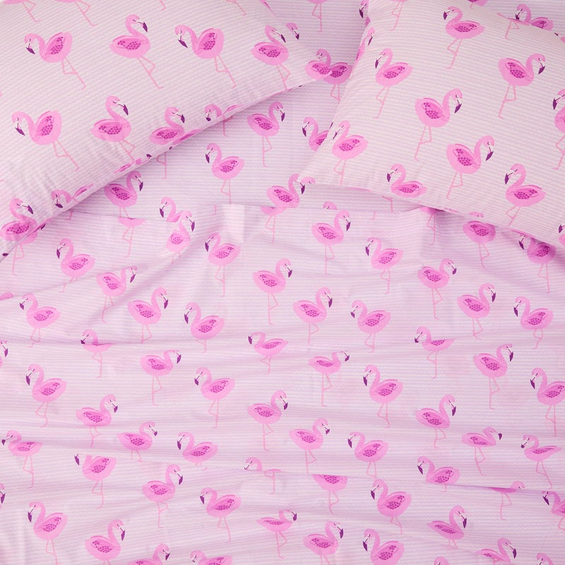 Flamingo Pink Sheet Set