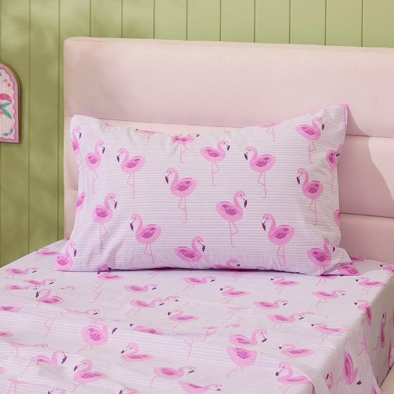 Flamingo Pink Sheet Set