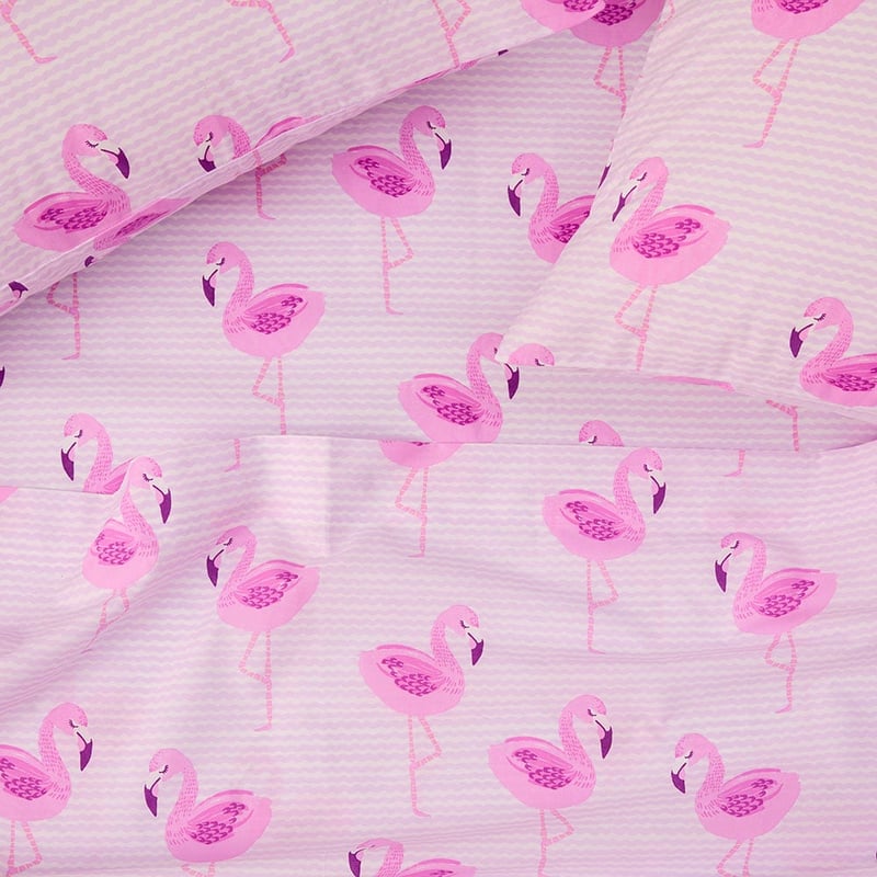 Flamingo Pink Sheet Set