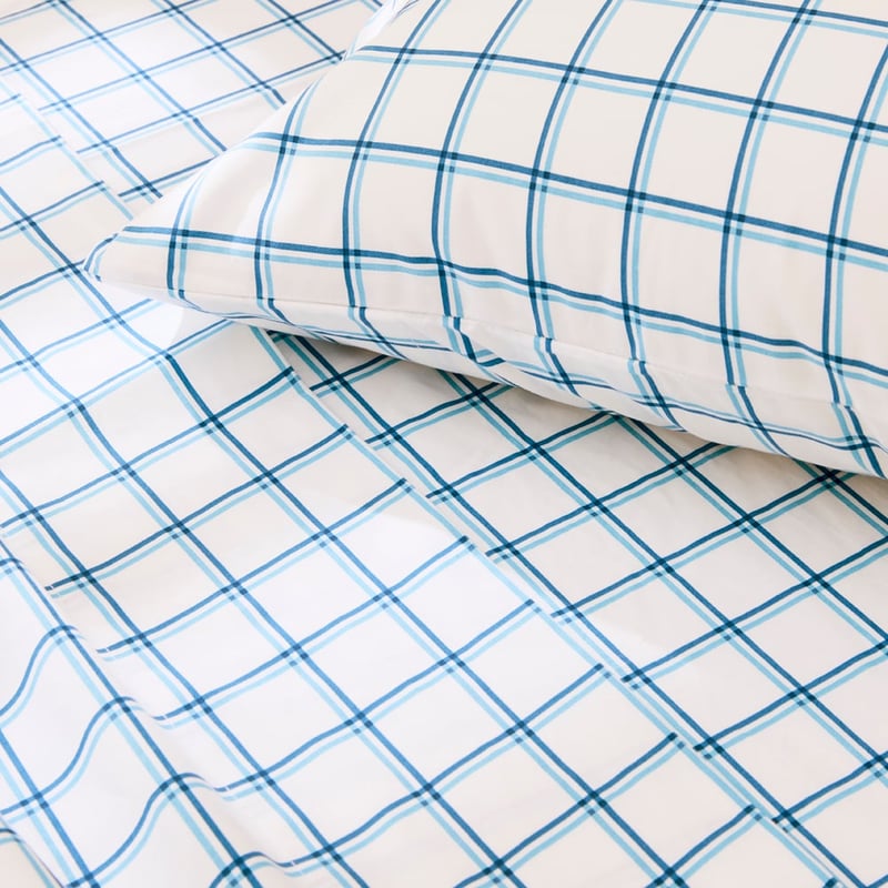 Freddie Blues Check Sheet Set