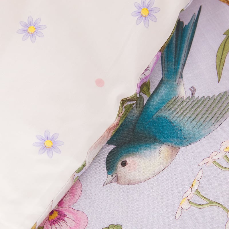 Fleur Harris Fairyland Lilac Cot Quilt Cover Set