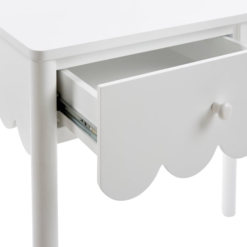 Sadie Scallop White Desk