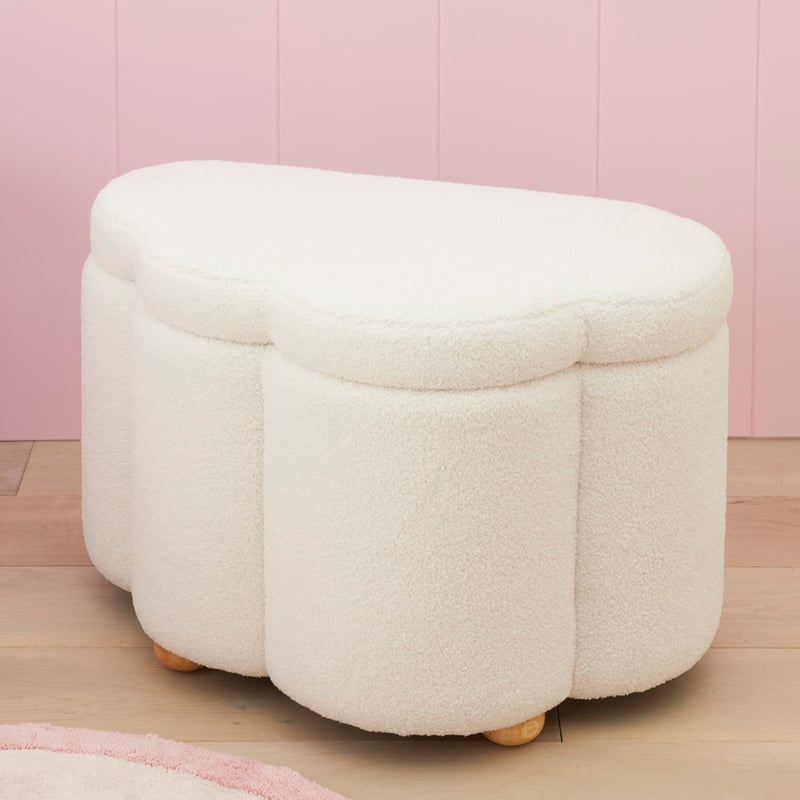 Dreamy Cloud Snow Storage Ottoman
