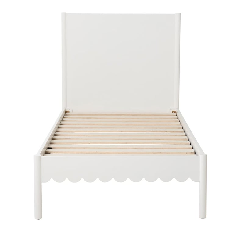 Sadie Scallop White Full Bed