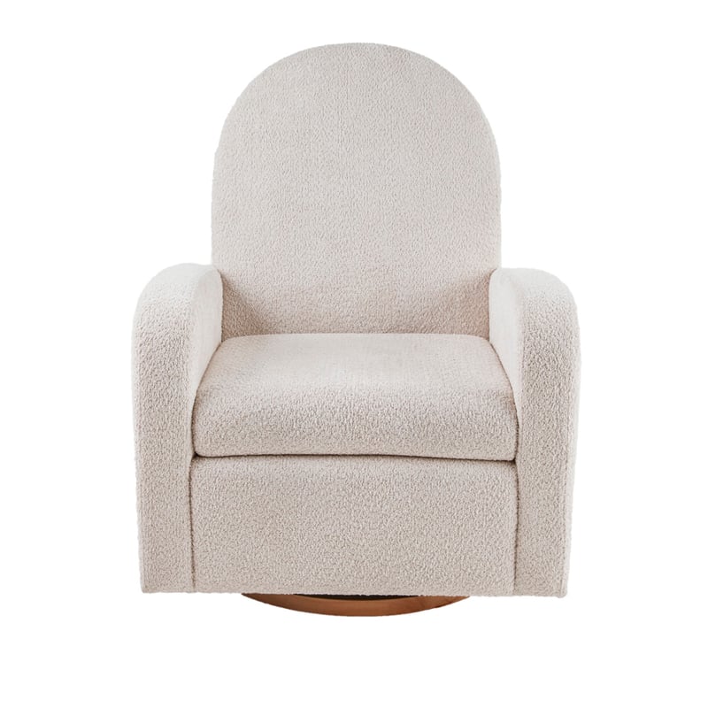 Swivel And Rock Natural Nursery Chair