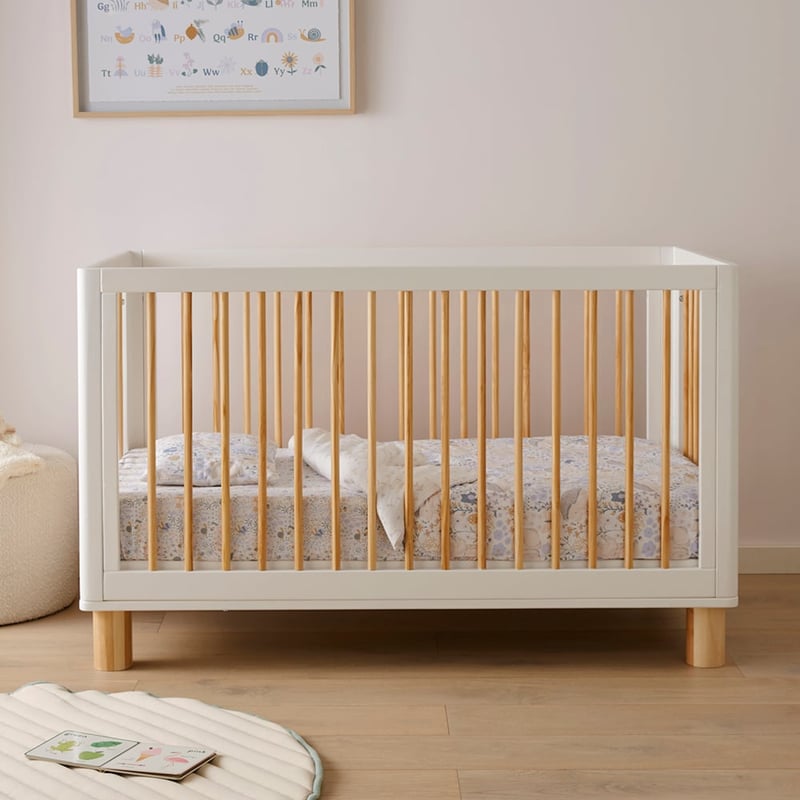 Carter White & Natural Cot