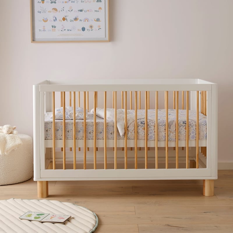 Carter White & Natural Cot