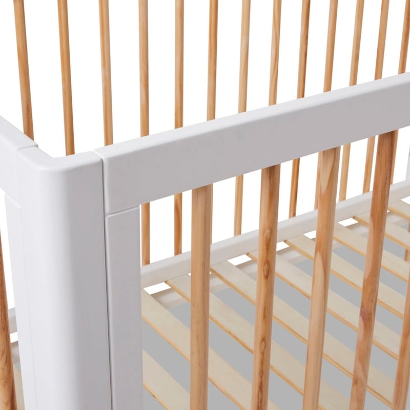 Carter White & Natural Cot