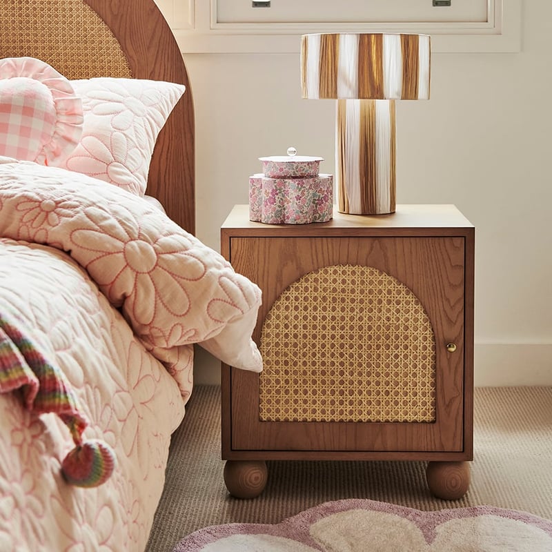 Beau Natural Rattan Bedside Table
