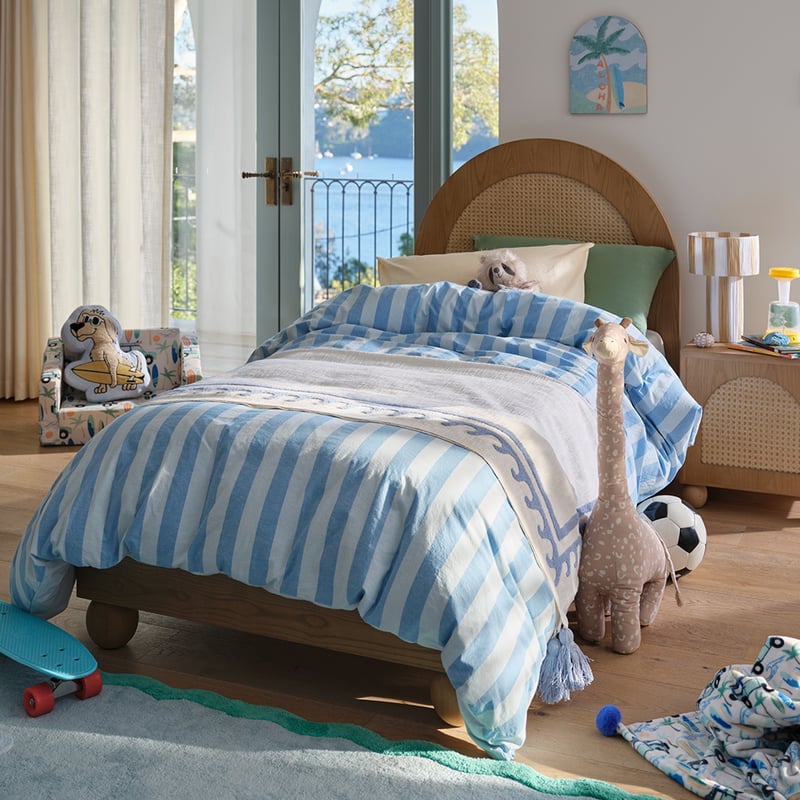Beau Natural Rattan Bed