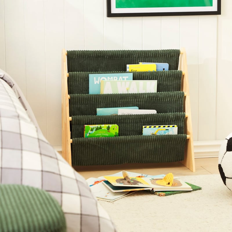 Kai Green Cord Bookshelf