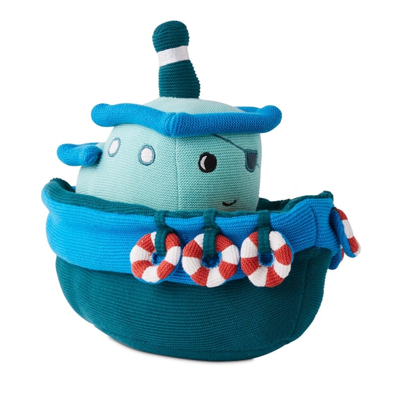 Ship Ahoy Green Knitted Toy