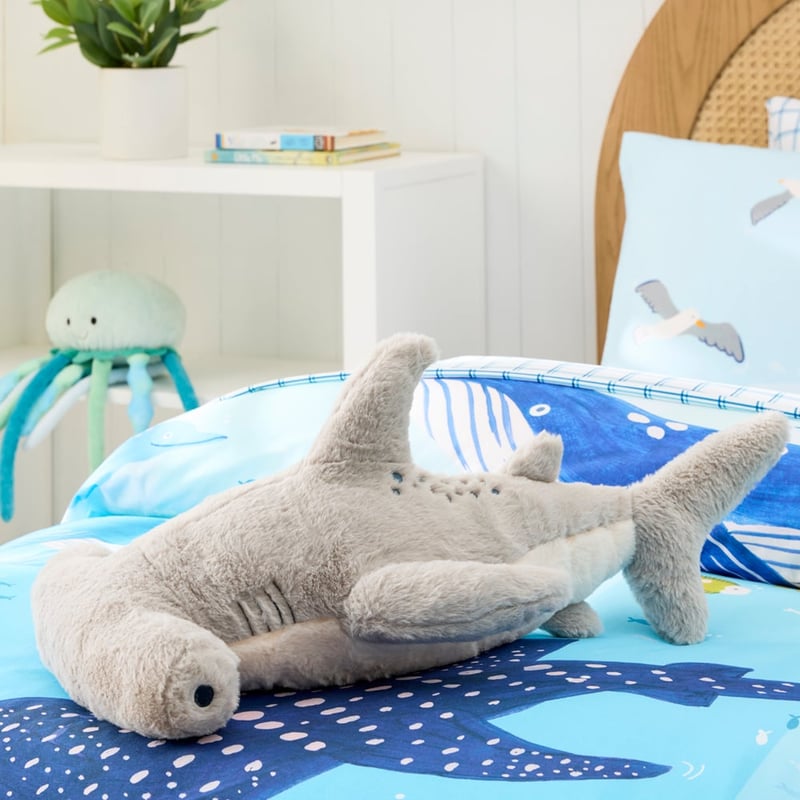 Hammerhead Shark Soft Grey Treasure Toy
