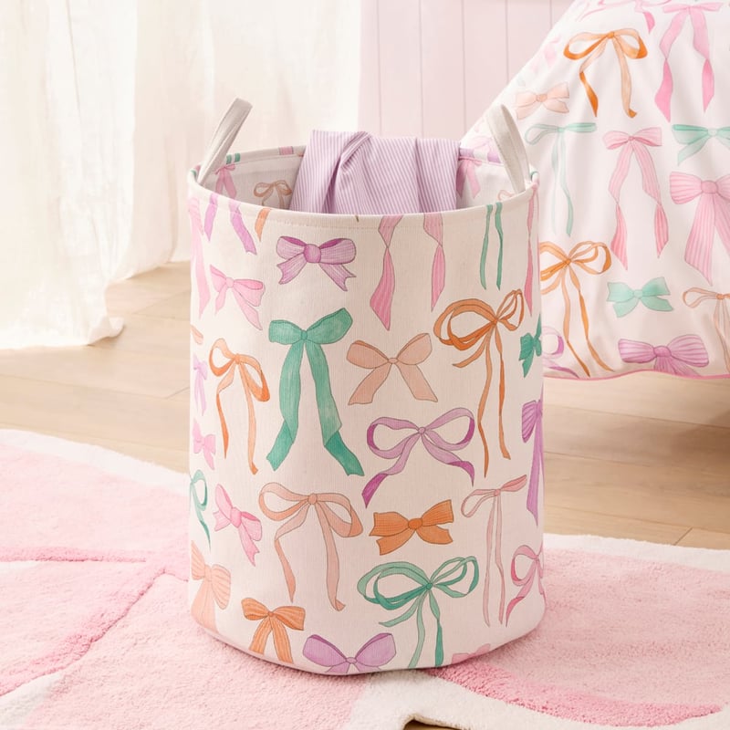 Pretty Bows Printed Basket