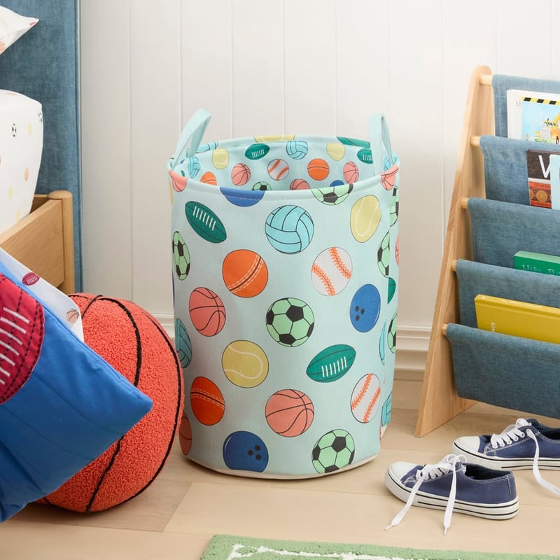 Sports Balls Printed Basket