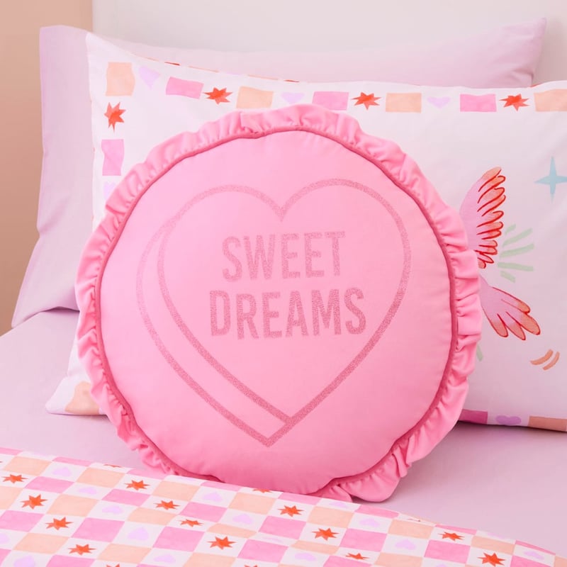 Sweet Dreams Heart Cushion