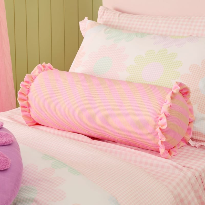 Cord Pink Orange Cushion