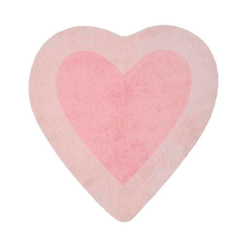 Decorative Heart Shaped Rug