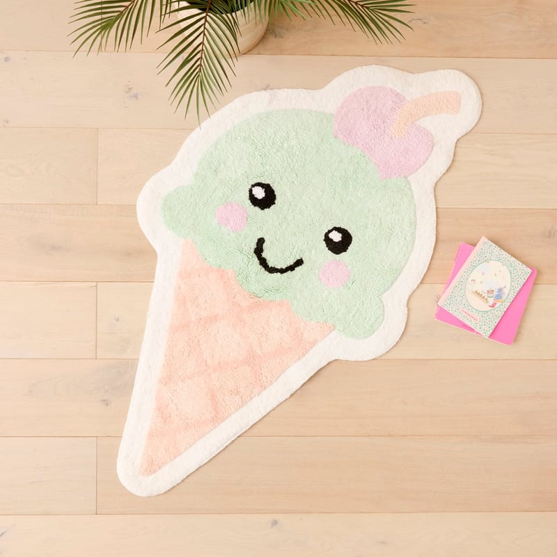Shaped Ice Cream Sundae Decorative Rug