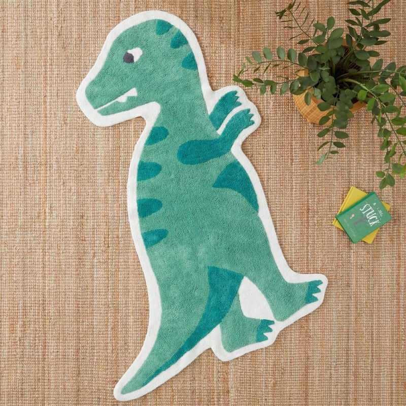 Shaped T-Rex Decorative Rug