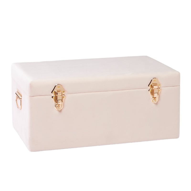 Heirloom Pink Check Storage Trunk