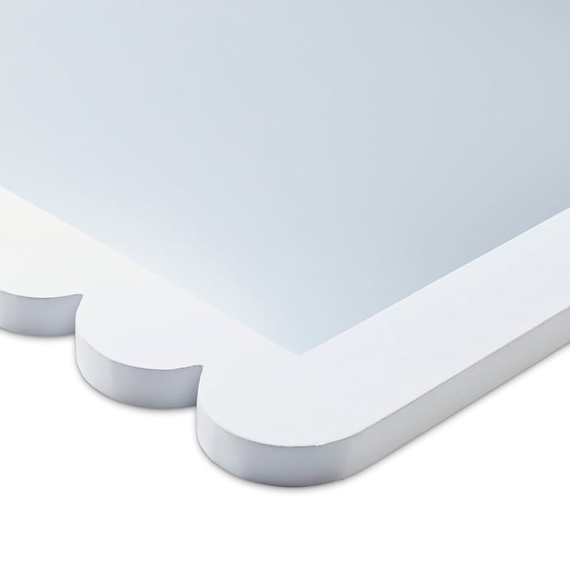 Sadie Scallop White Mirror