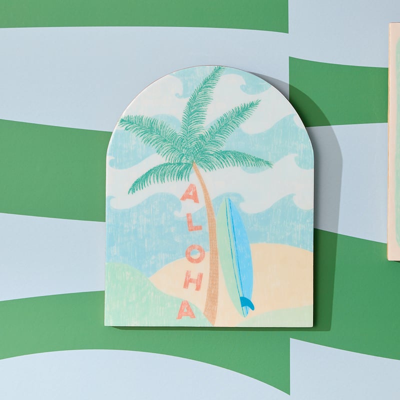 Palm Tree Timber Wall Tile