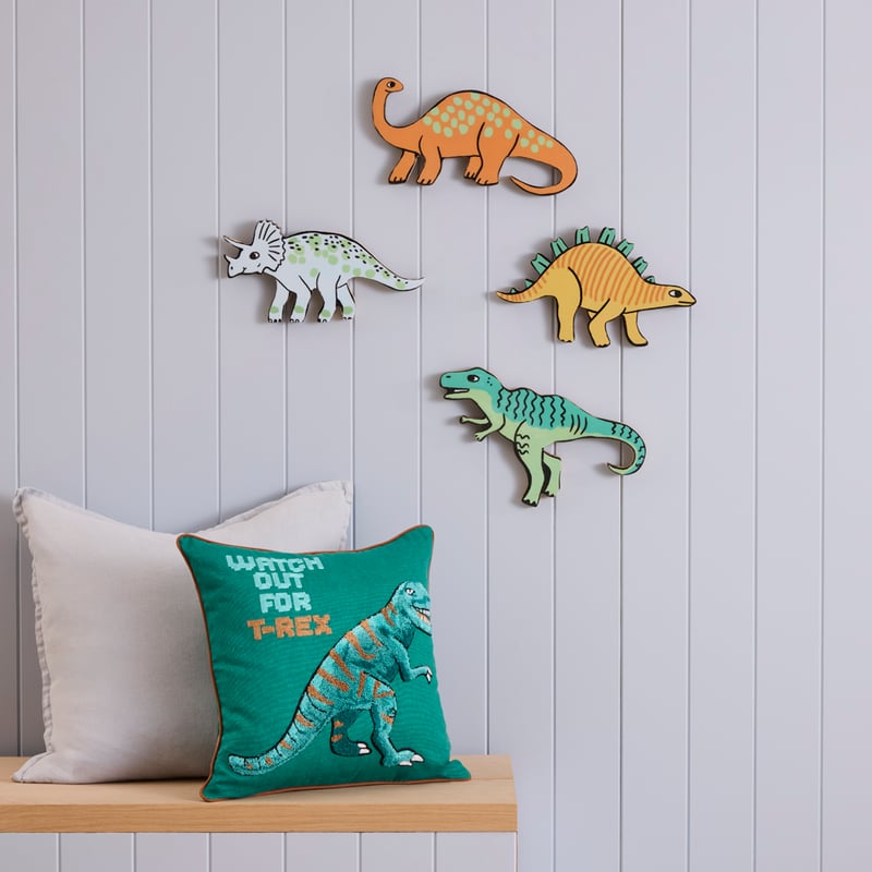 T-Rex Shaped Timber Wall Tile