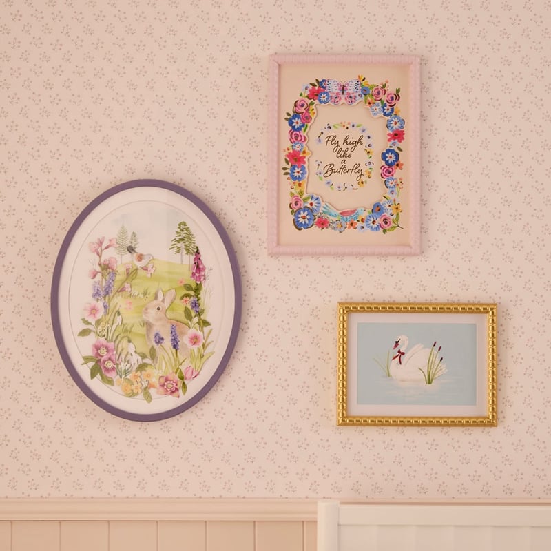 Heirloom Bunny In The Garden Wall Art