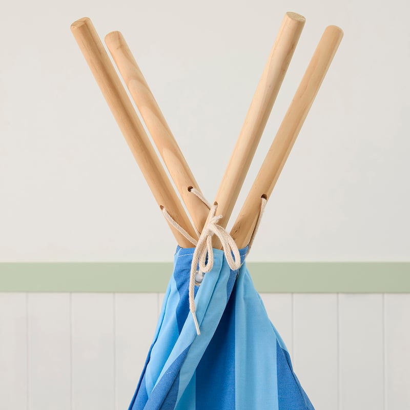 Blue Stripe Teepee