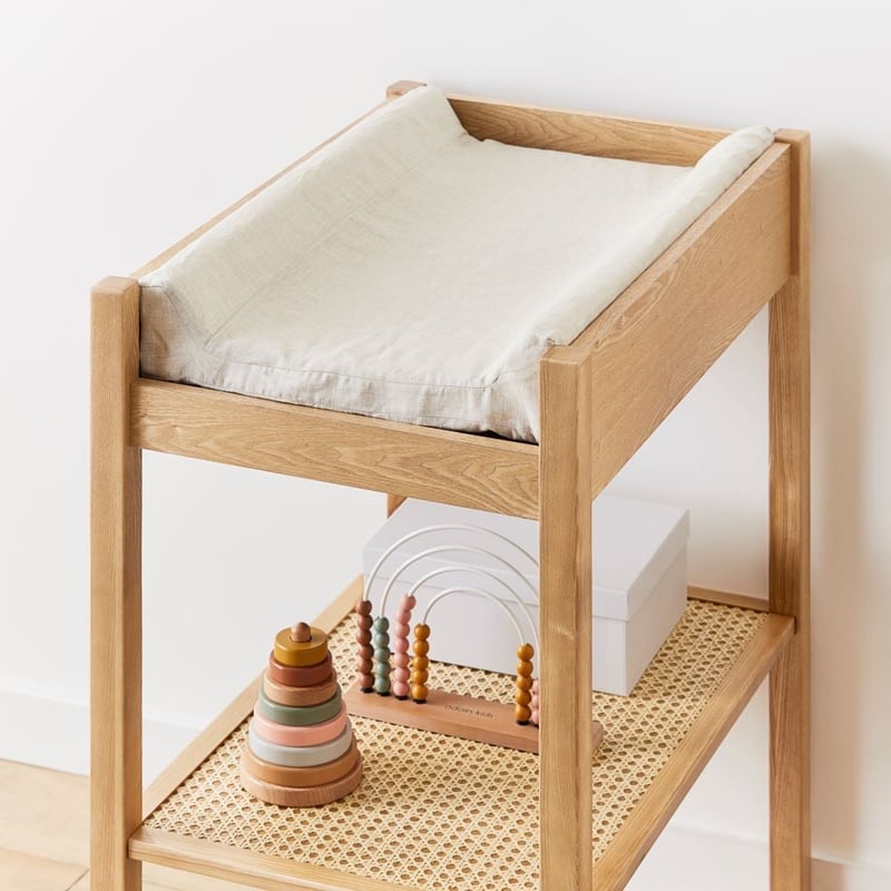 Vintage Washed Change Pad Linen Cover