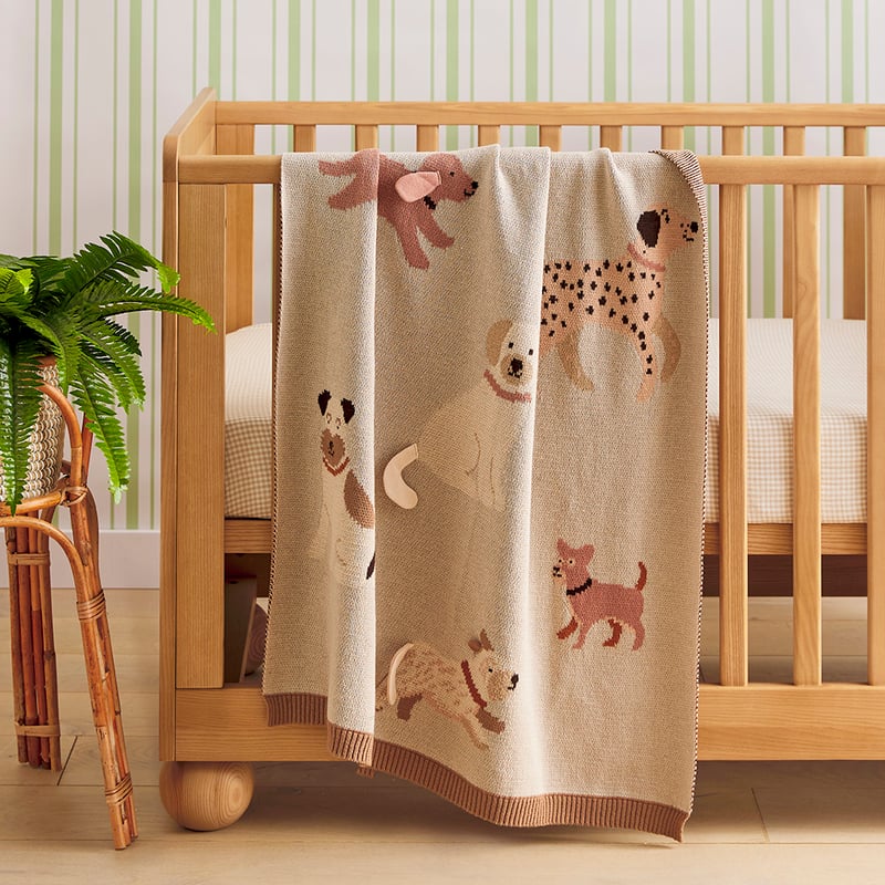 Novelty Cotton Poochies Baby Blanket