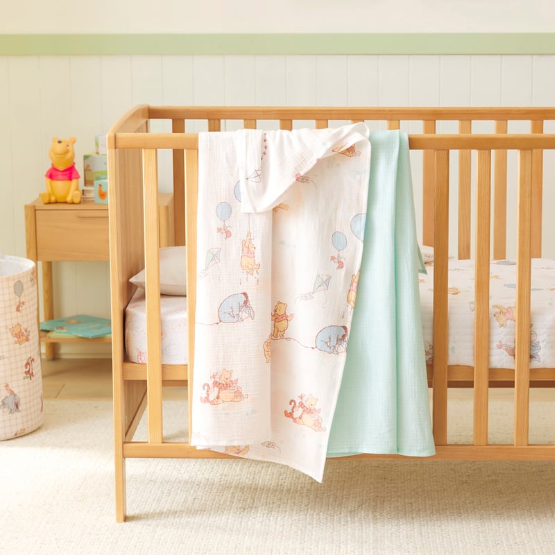 Disney Winnie the Pooh Muslin Wrap 2pk