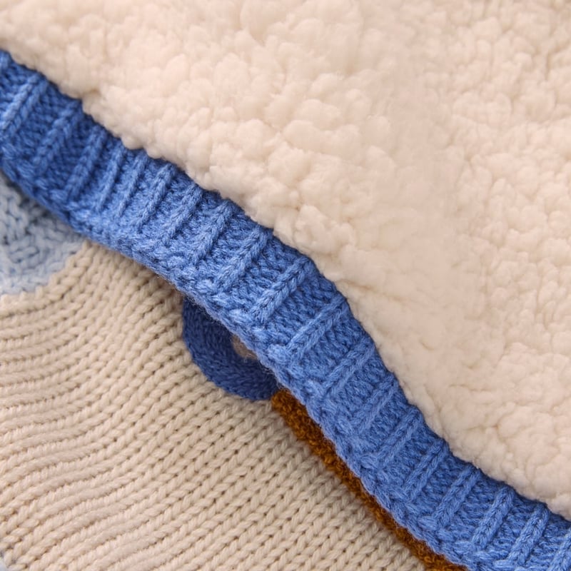 Classic Stop Go Sherpa Baby Blanket