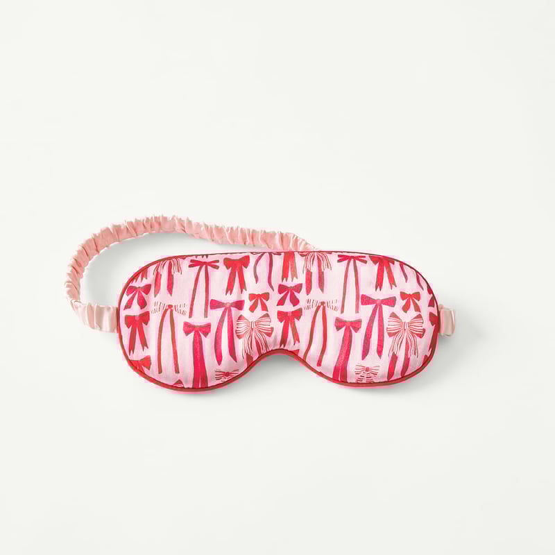 Pure Silk Summer Bows Eye Mask
