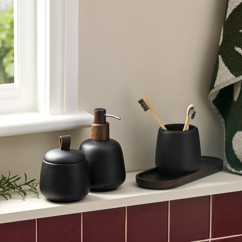 Tokyo Black Bathroom Accessories