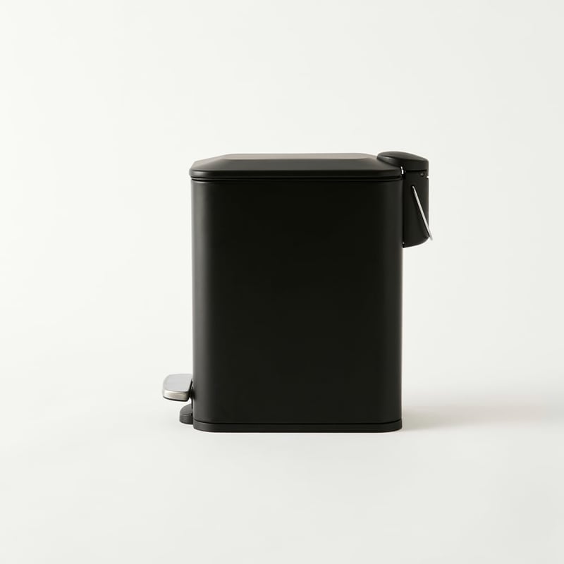Slimline Black Dust Bin