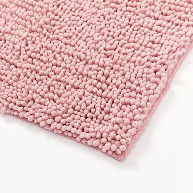 Microplush  Pink Blossom Bobble Bath Mat