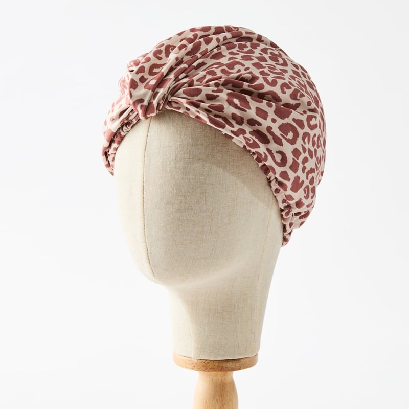 Printed Sorrento Leopard Shower Cap 